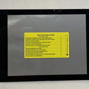 Body and Paint Quality Checklist Label (40 per set)